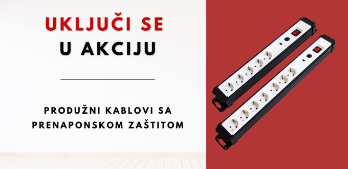 Produžni kablovi sa prenaponskom zaštitom