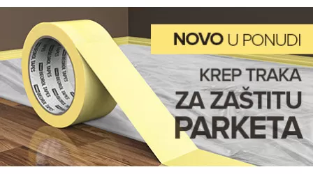 Krep traka za zaštitu parketa